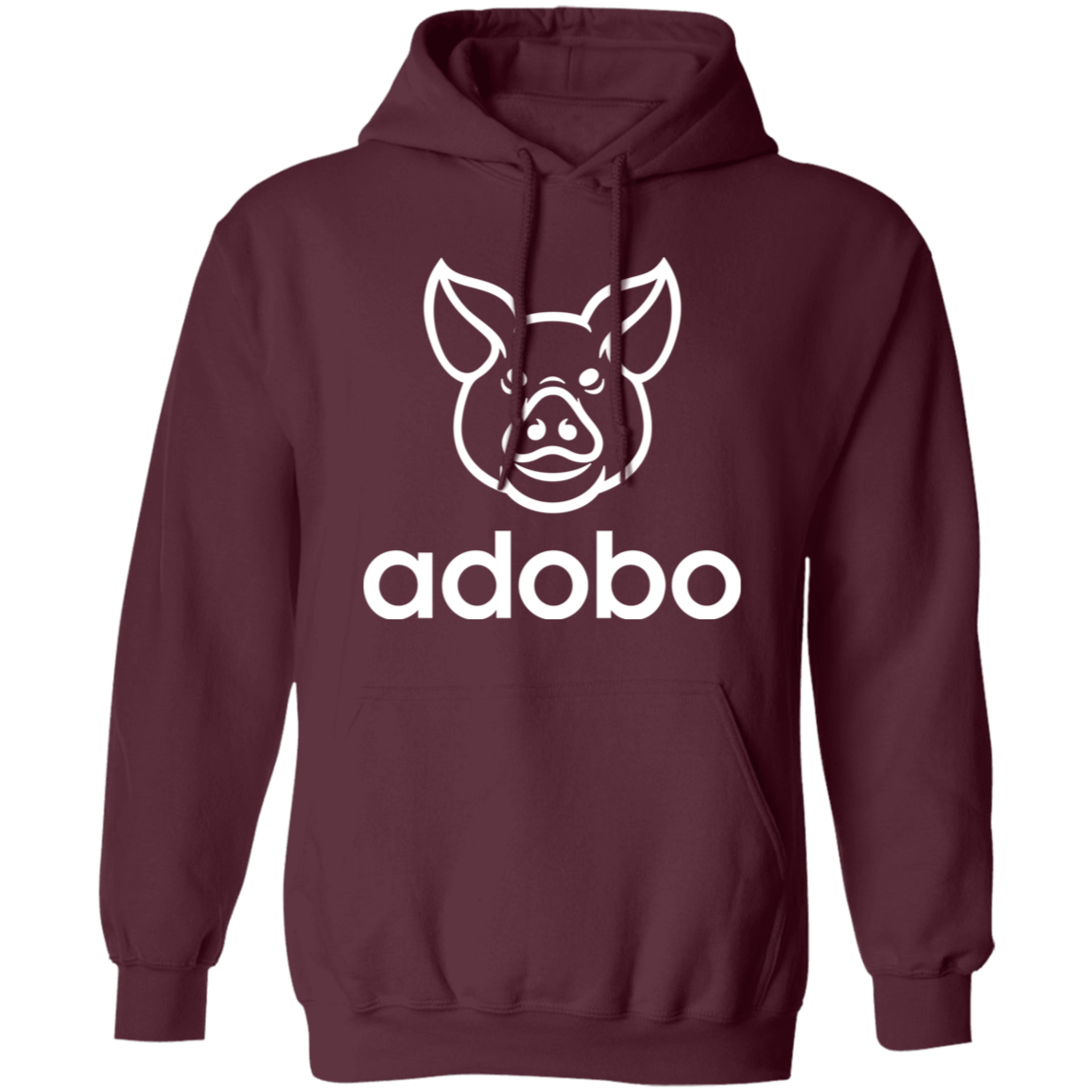 Adobo Pig Head Unisex Pullover Hoodie