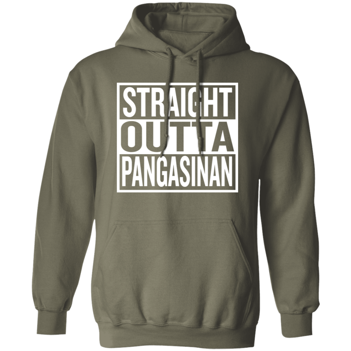 Straight Outta Pangasinan Unisex Pullover Hoodie