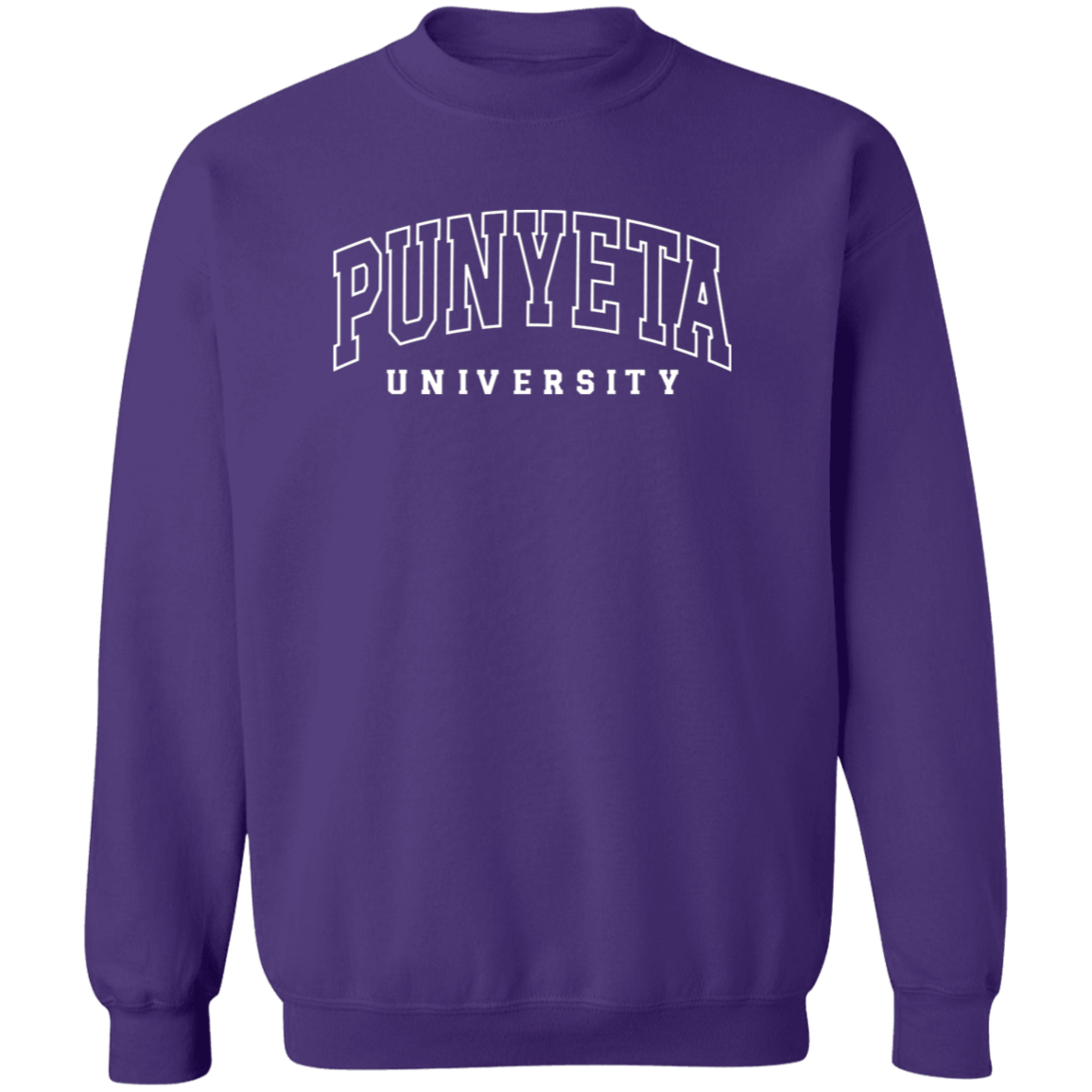 Punyeta University Unisex Crewneck Pullover Sweatshirt