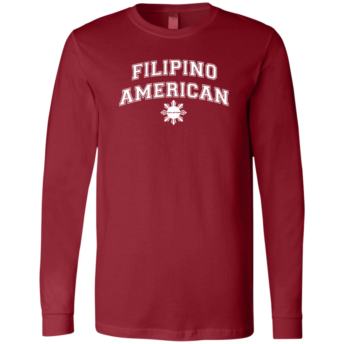 Filipino American University CP Unisex Jersey Long Sleeve T-Shirt