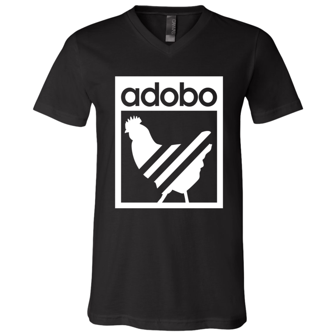 Chicken Adobo Unisex Jersey V-Neck T-Shirt