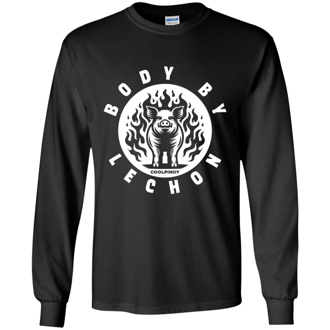 Body By Lechon Circle Youth Long Sleeve T-Shirt