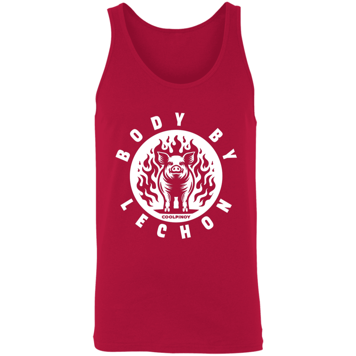 Body By Lechon Circle Unisex Cotton Tank Top