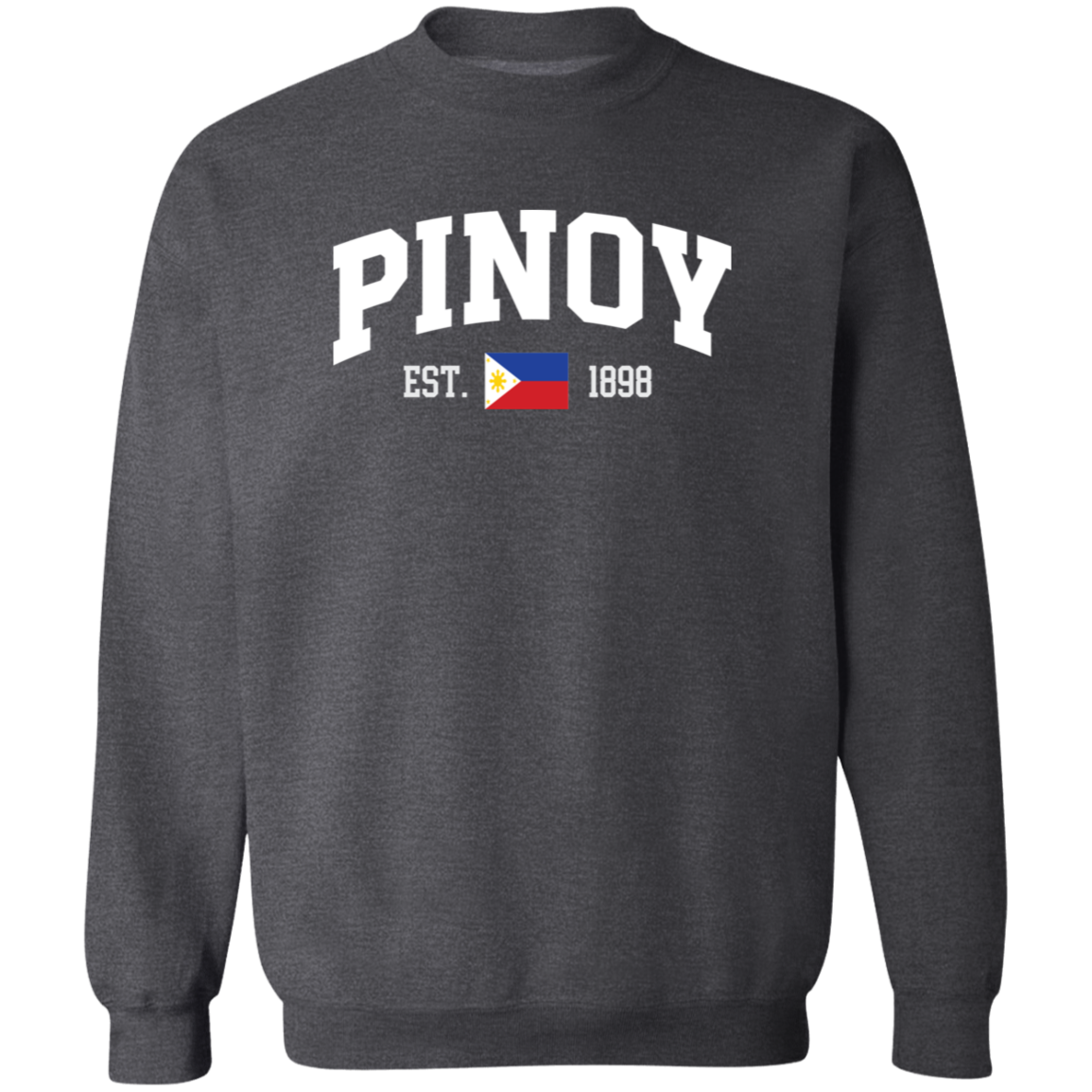 Pinoy Est 1898 Unisex Crewneck Pullover Sweatshirt