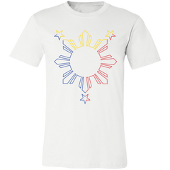 Sun and Stars Outline Unisex Jersey T-Shirt