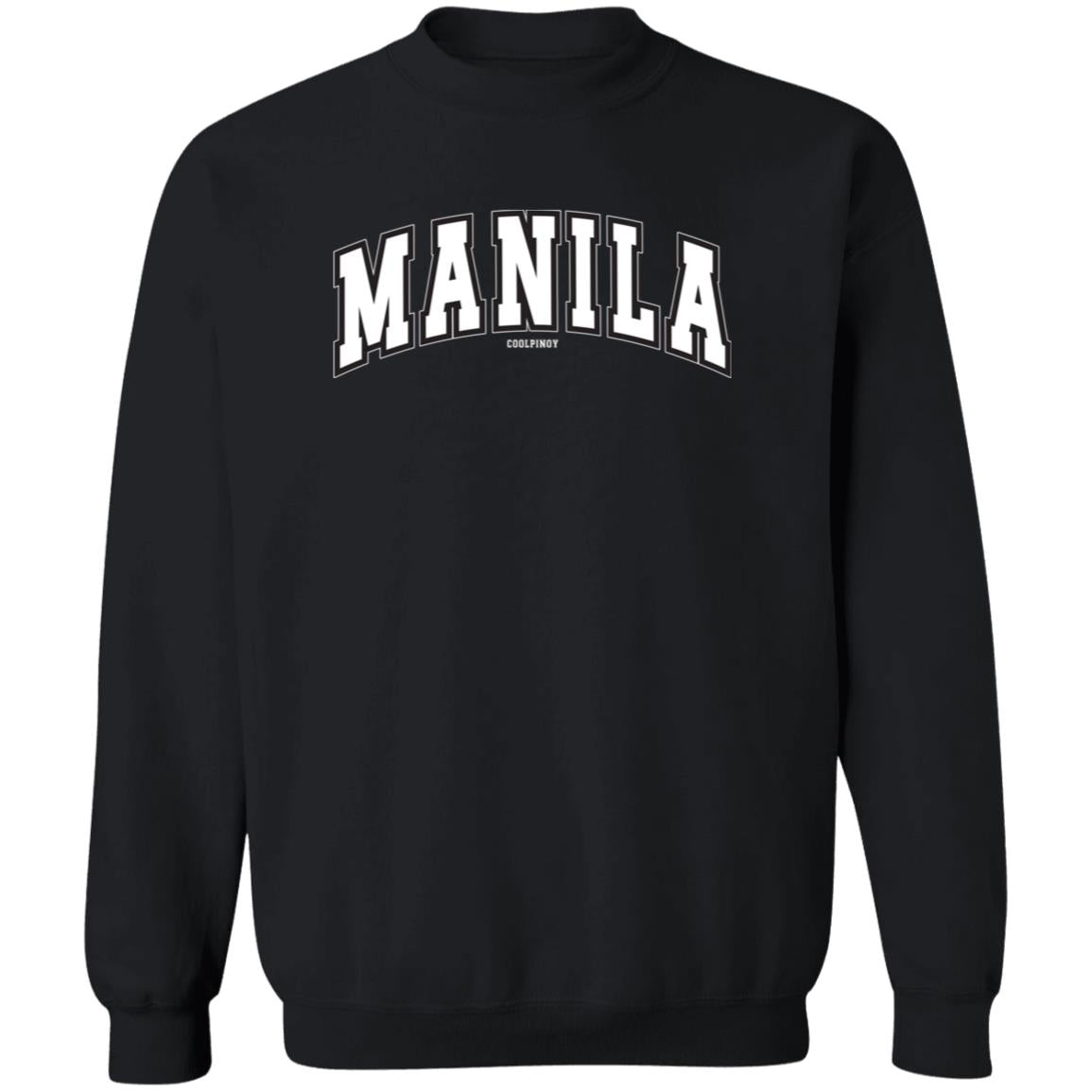 Manila Arch White CP Unisex Crewneck Pullover Sweatshirt