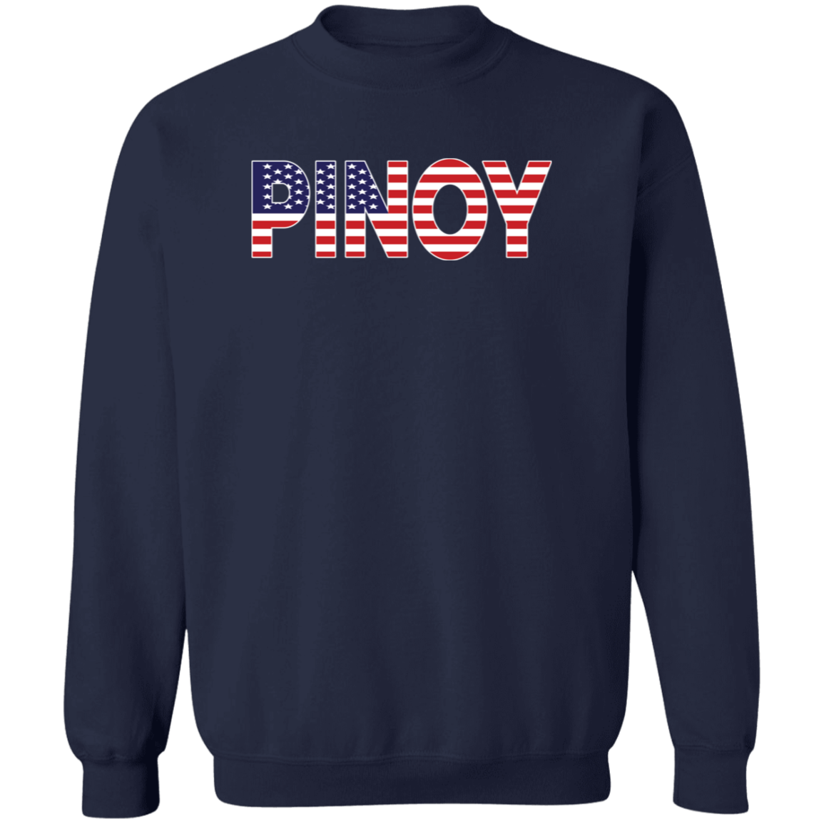 Pinoy American Unisex Crewneck Pullover Sweatshirt