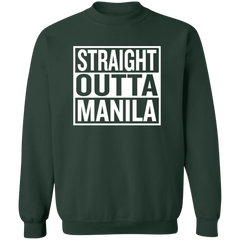 Straight Outta Manila Unisex Crewneck Pullover Sweatshirt