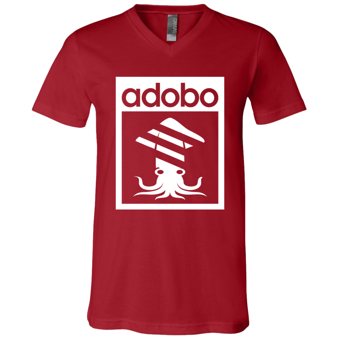 Squid Adobo Unisex Jersey V-Neck T-Shirt