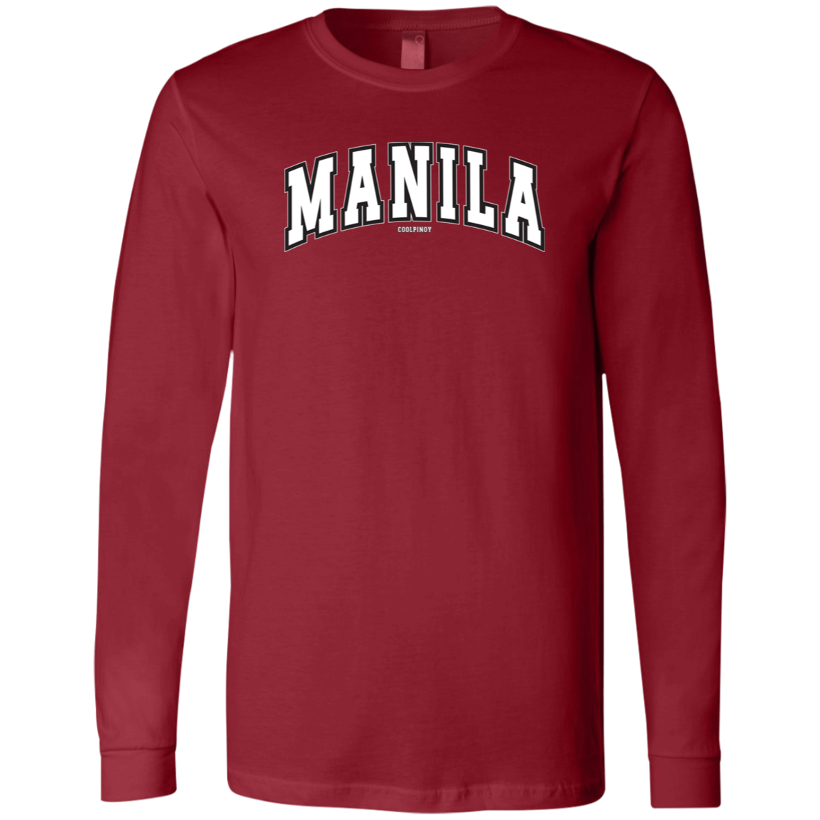 Manila Arch White CP Unisex Jersey Long Sleeve T-Shirt