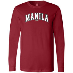 Manila Arch White CP Unisex Jersey Long Sleeve T-Shirt