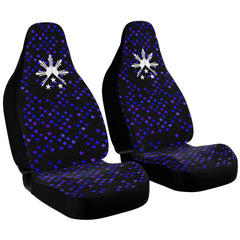 Blue and Purple Sun and Stars Car Seat Covers