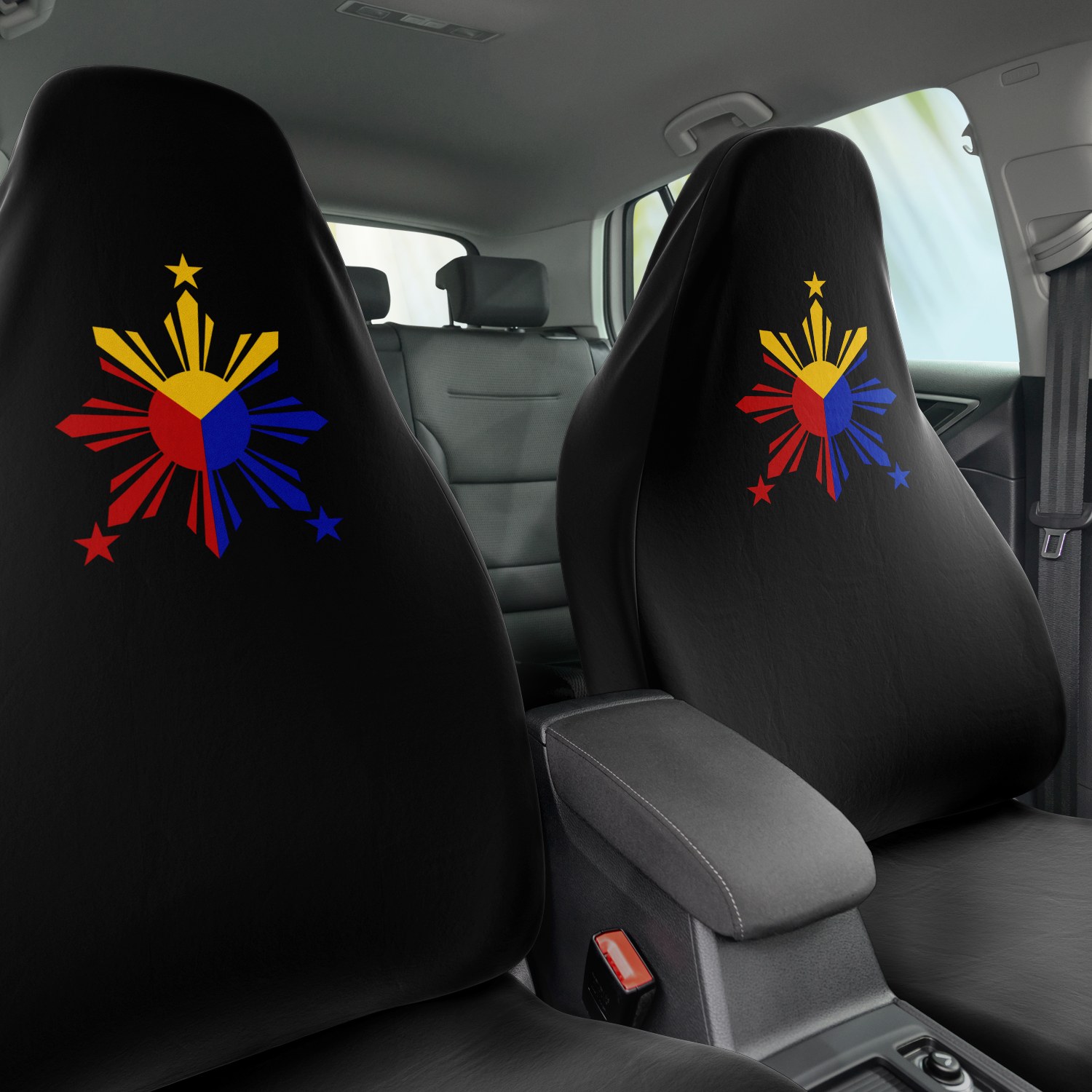 Philippine Sun and Stars Car Seat Covers