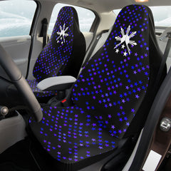 Blue and Purple Sun and Stars Car Seat Covers