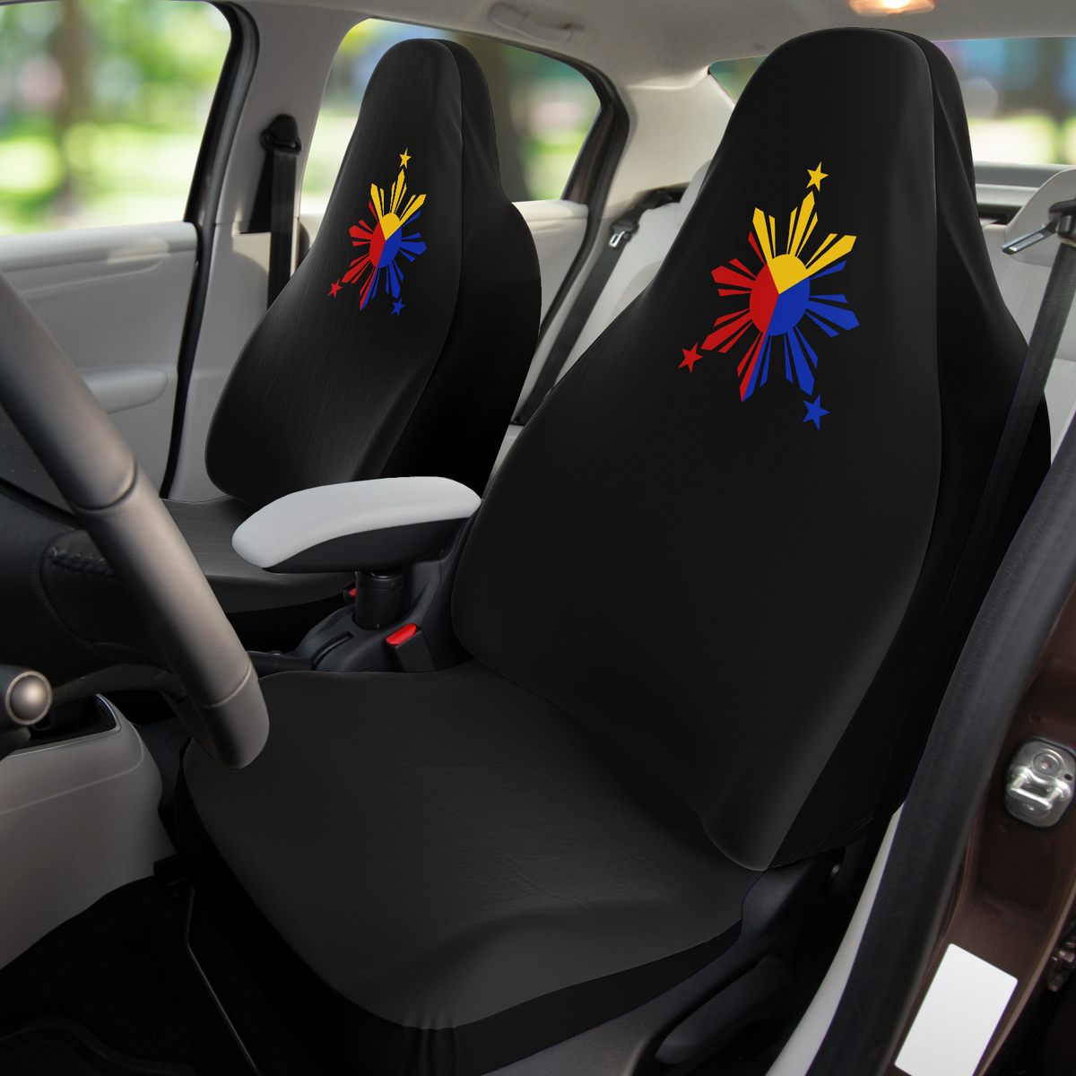 Philippine Sun and Stars Car Seat Covers