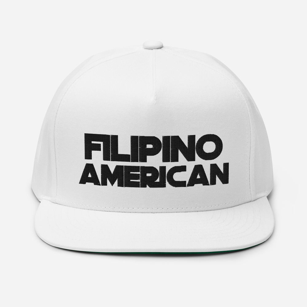 Filipino American  Pinoy Hat White